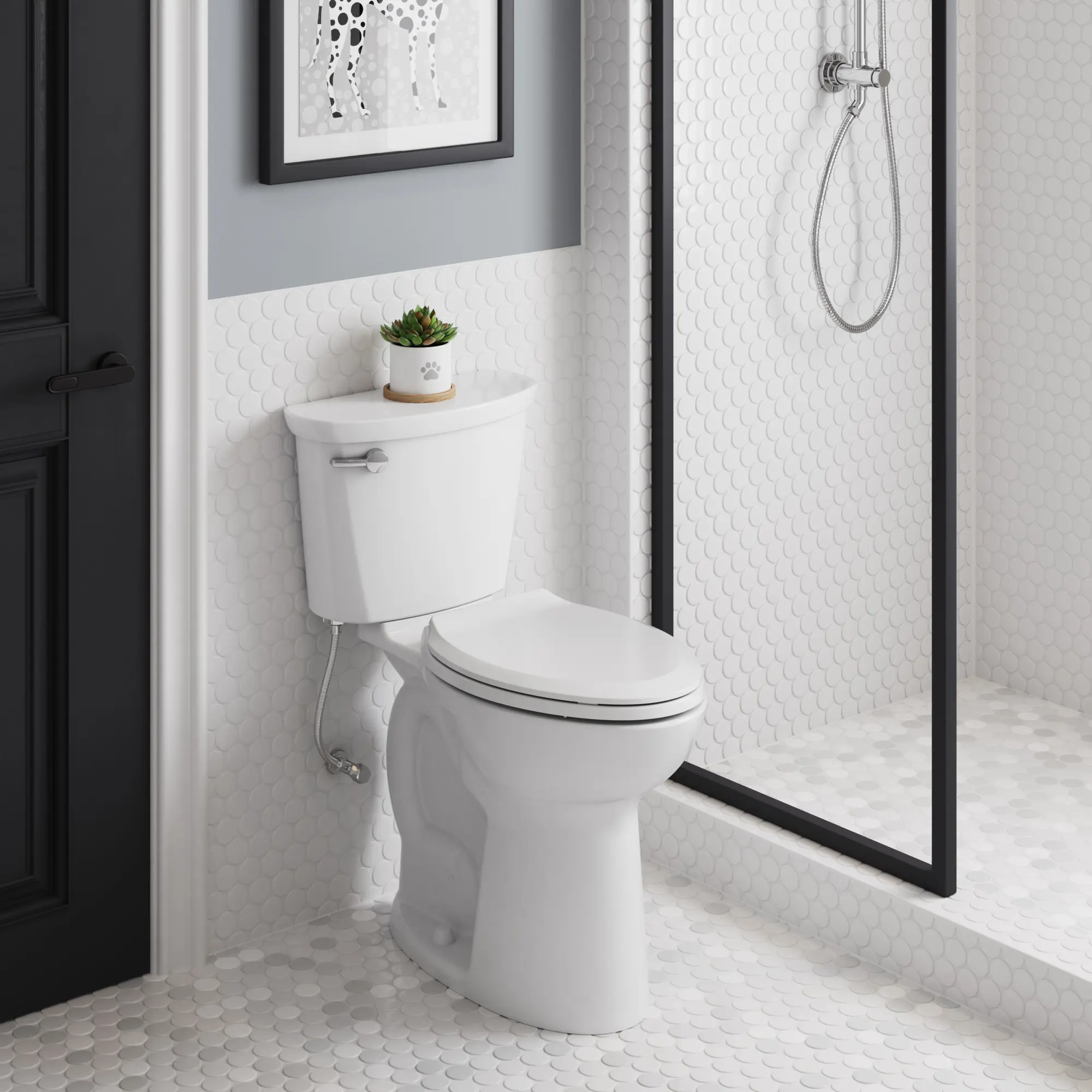 Cadet® PRO Two-Piece 1.28 gpf/4.8 Lpf Extra Tall Height Elongated 10-Inch Rough Toilet Less Seat - Image 14