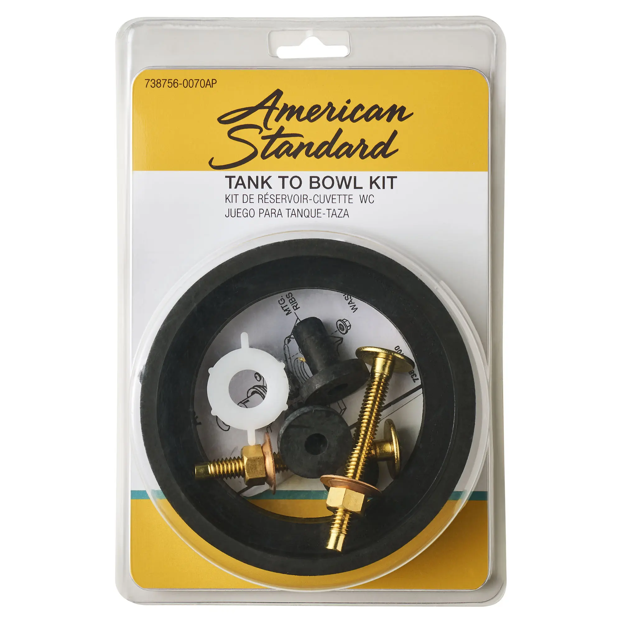 Champion 2 Piece Toilet Tank to Bowl Coupling Kit (Blister Pack 100) - Image 8