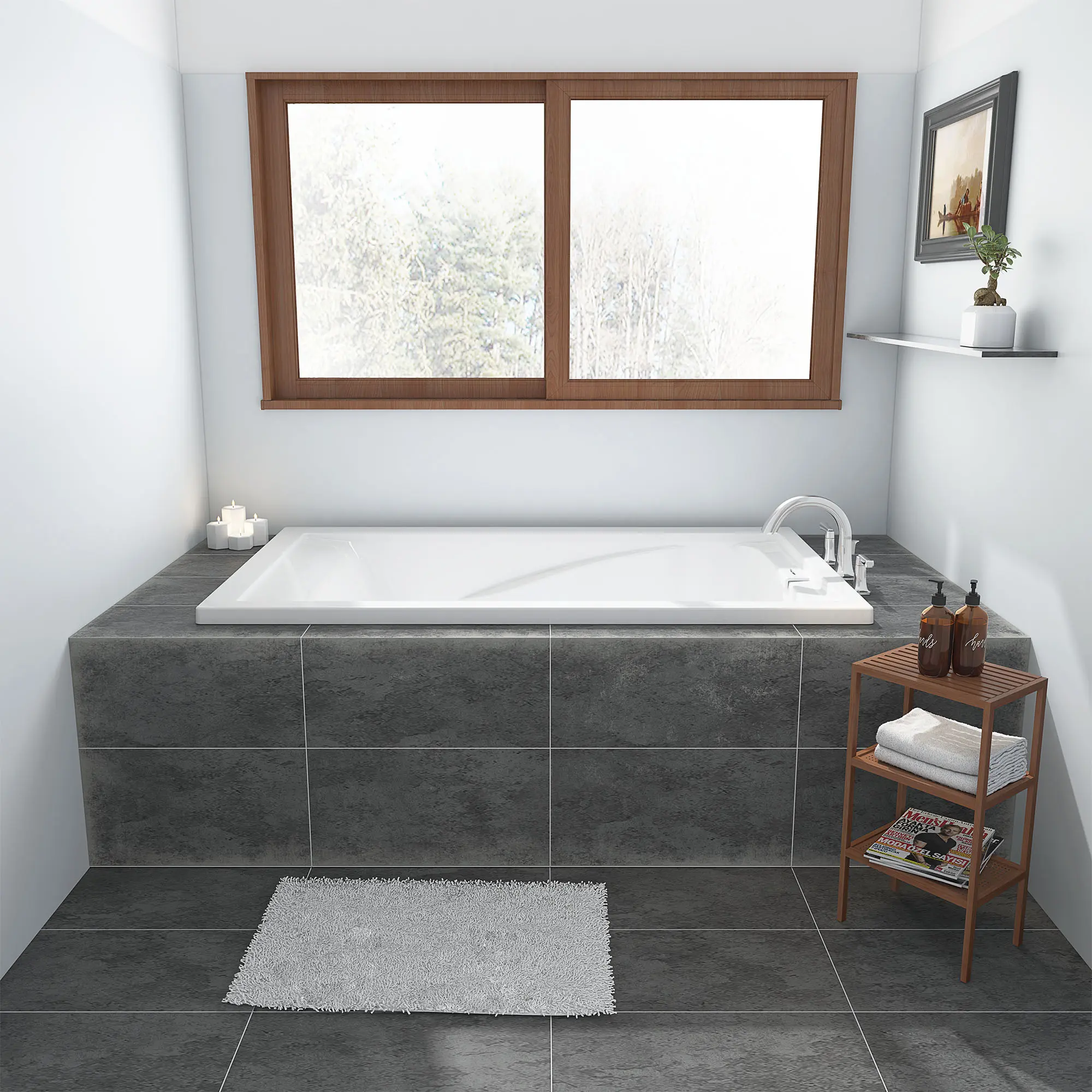 Evolution® 60 x 32-Inch Deep Soak® Drop-In Bathtub - Image 20