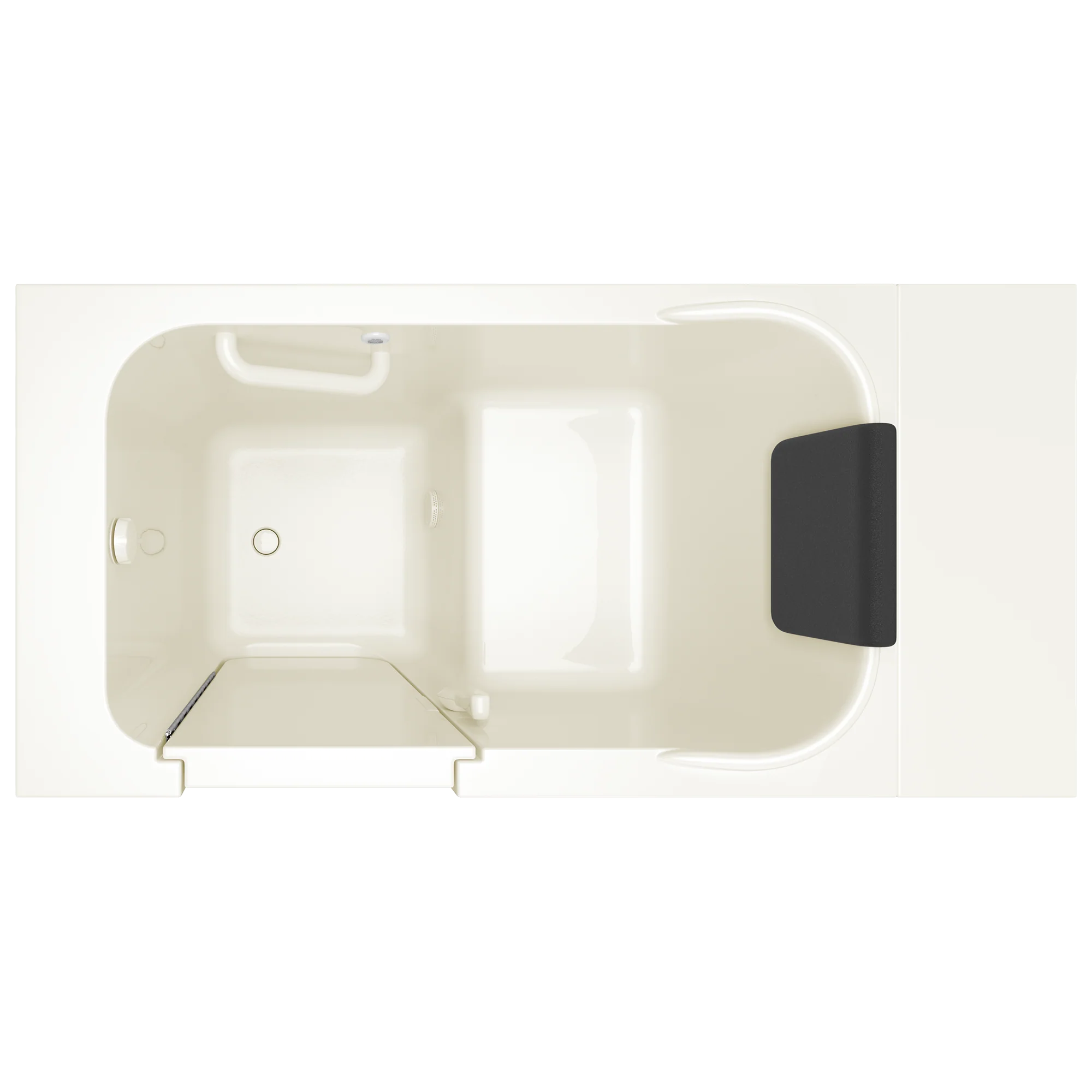 Gelcoat Premium Series 28 x 48-Inch Walk-in Tub With Soaker System - Left-Hand Drain - Image 6