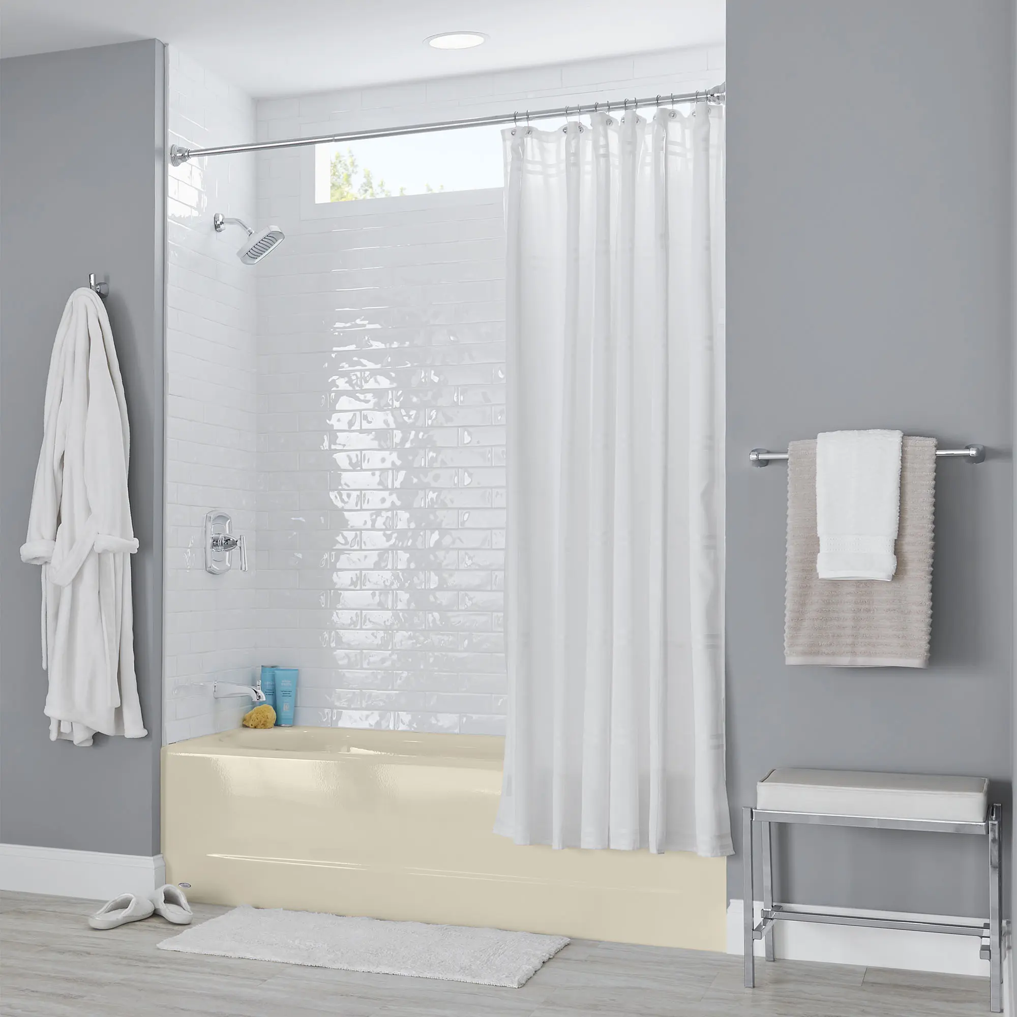 Princeton® Americast® 60 x 30-Inch Integral Apron Bathtub Above Floor Rough with Left-Hand Outlet - Image 29