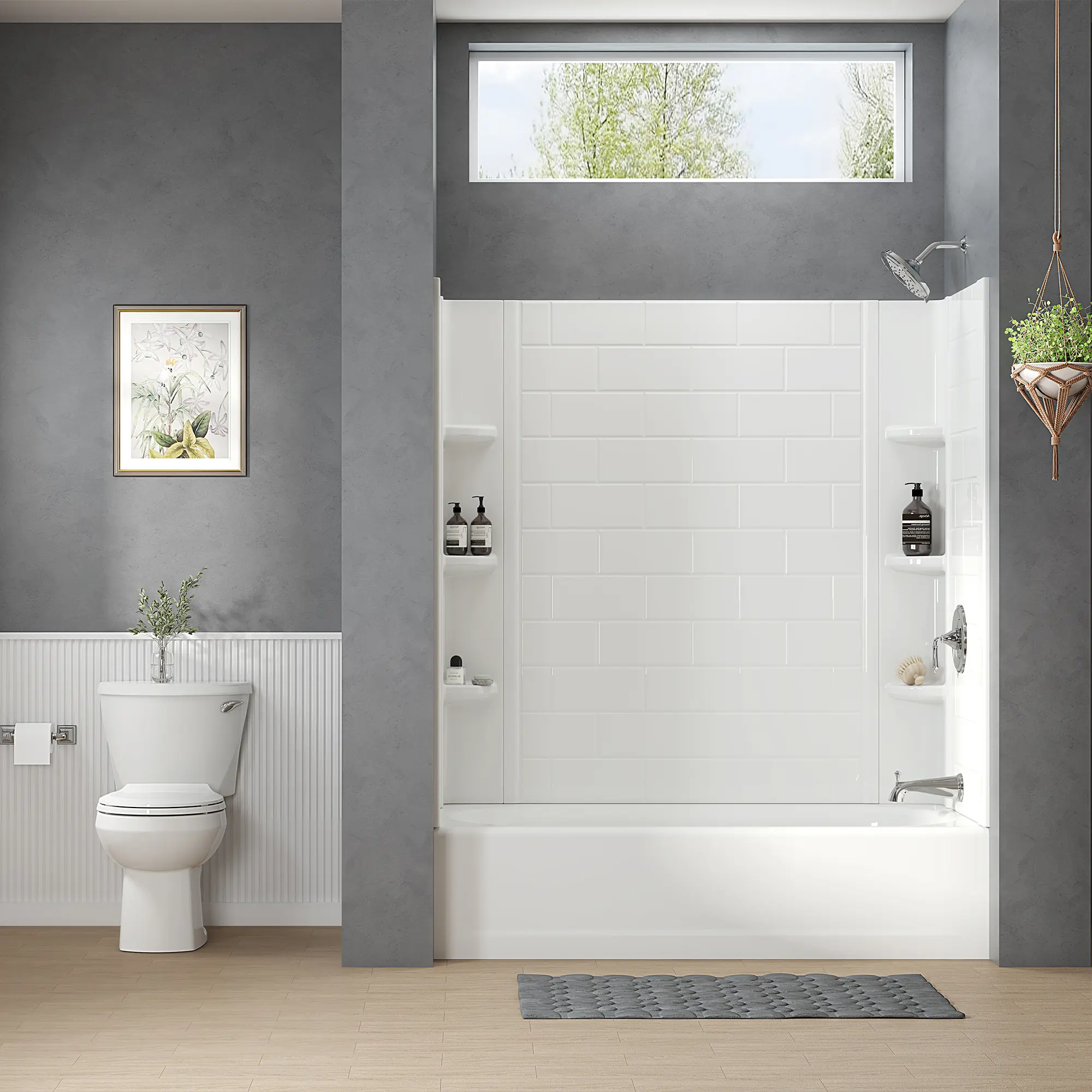 Princeton® Americast® 60 x 32-Inch Integral Apron Bathtub With Right-Hand Outlet - Image 20