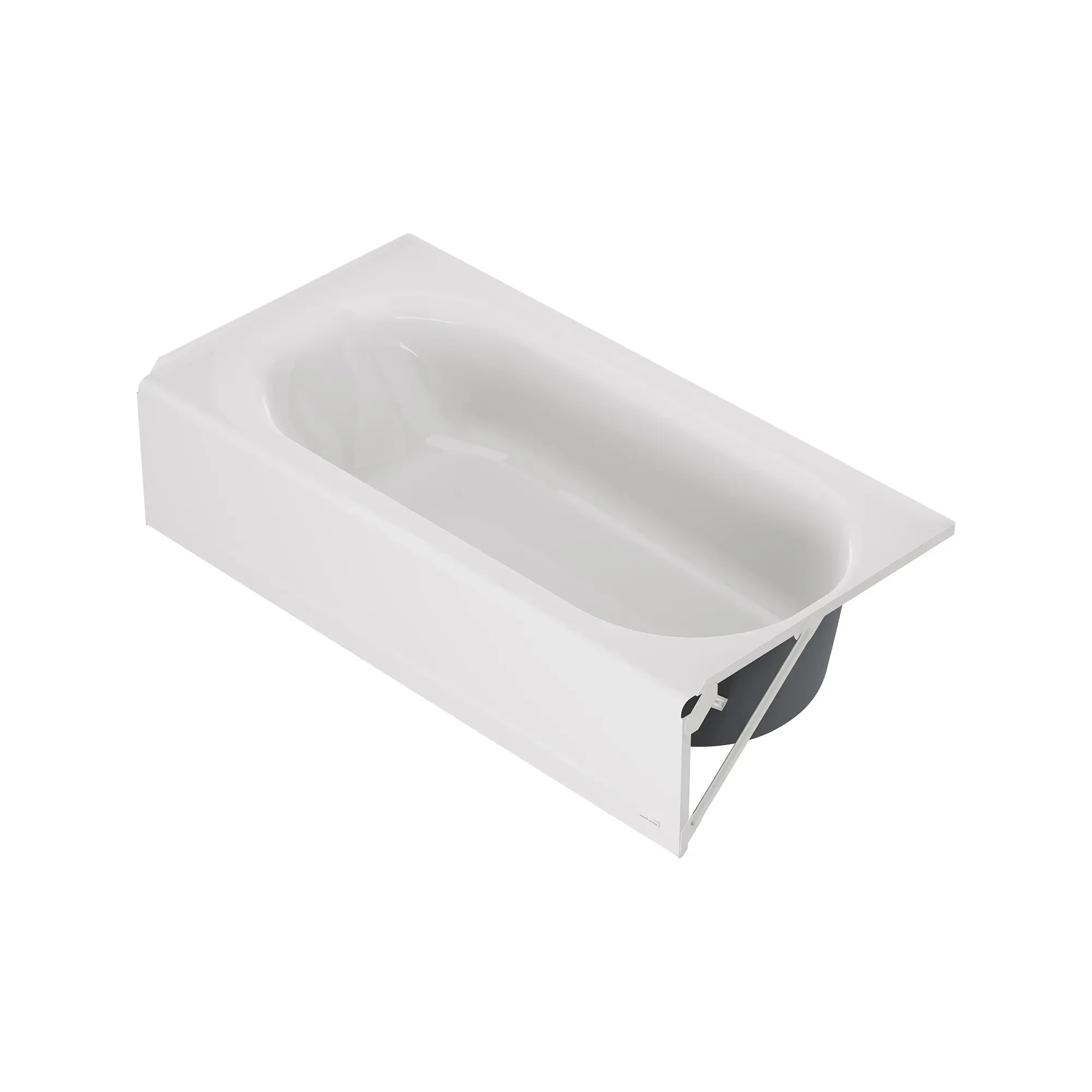 Princeton® Americast® 60 x 32-Inch Integral Apron Bathtub With Right-Hand Outlet - Image 3