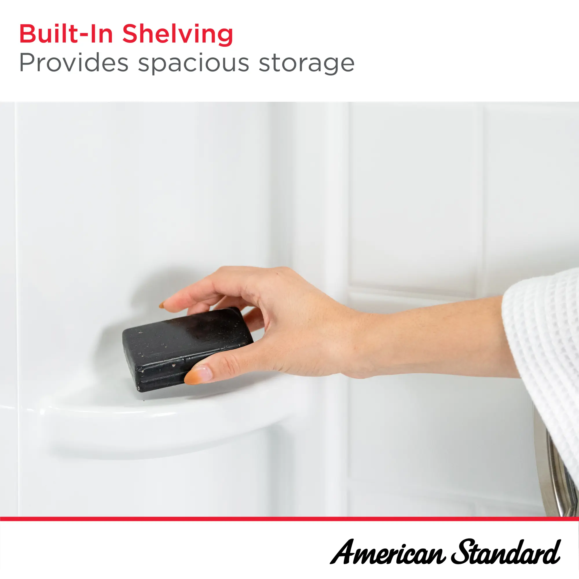 Princeton® PRO 60 x 32 x 60-inch Direct to Stud Subway Tile Bathtub Wall Set - Image 10