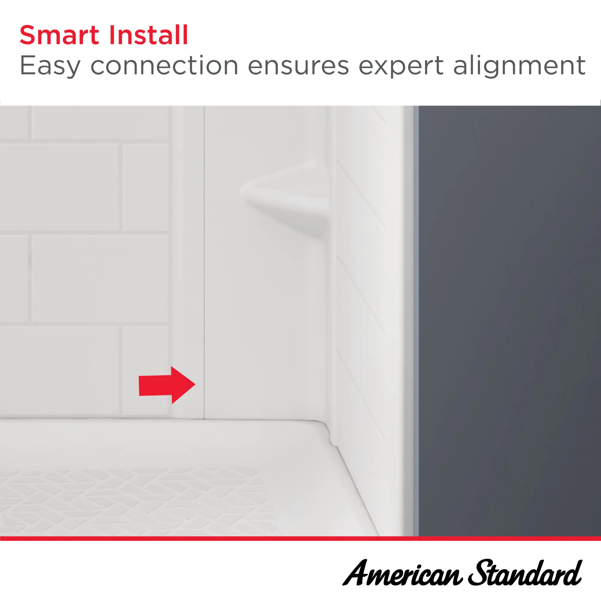 Princeton® PRO 60 x 32 x 60-inch Direct to Stud Subway Tile Bathtub Wall Set - Image 15