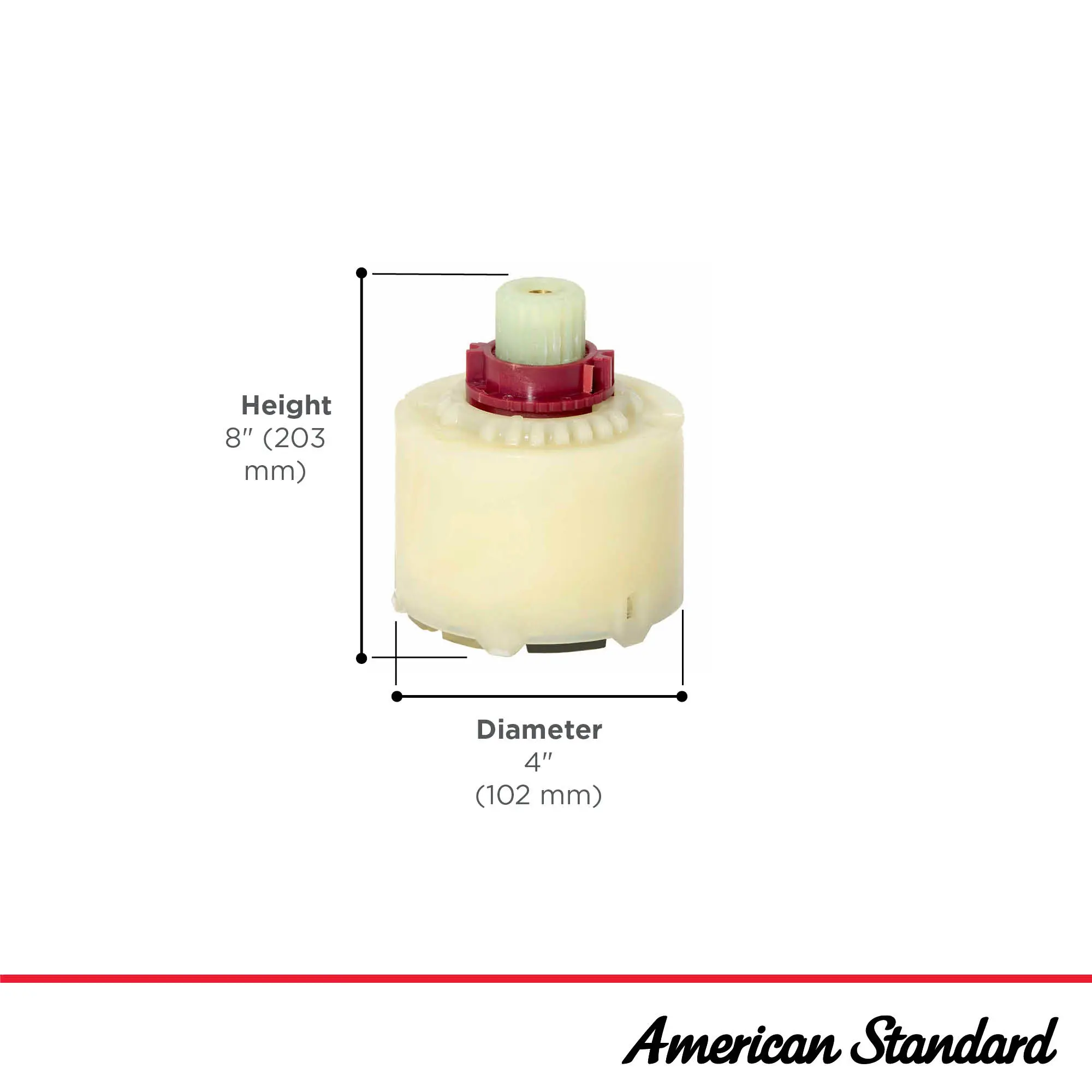 Temperature Control Pressure Balance Valve Cartridge - Image 8