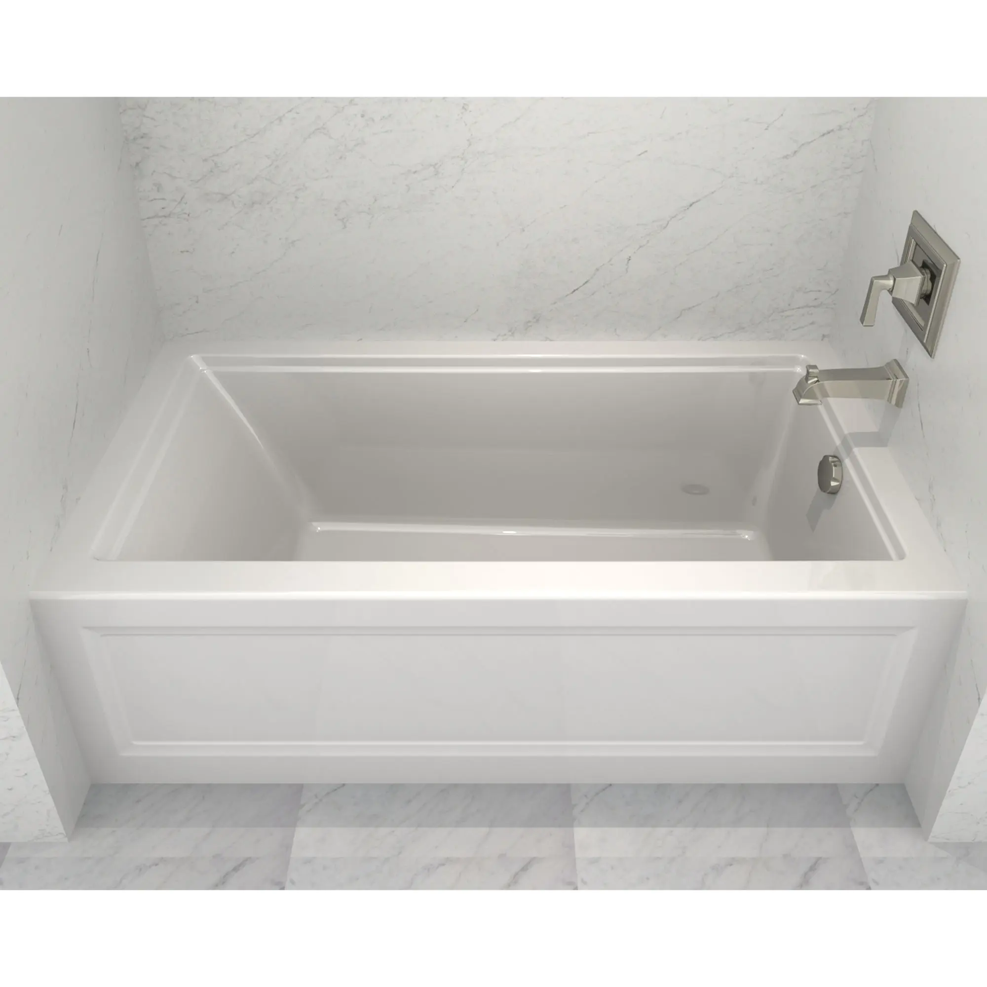 Town Square® S 60 x 32-Inch Integral Apron Bathtub With Right-Hand Outlet - Image 19